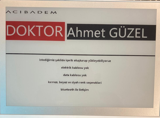 Elektronik Kağıt Ürünleri