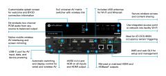 AT-UHD-SW-510W - 5 Giriş 2 Çıkış Kablosuz Görüntü Aktarımlı Görüntü Anahtarlayıcı
