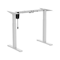 PM-DESK-01 PureMounts® Motorlu Masa Çerçevesi, beyaz