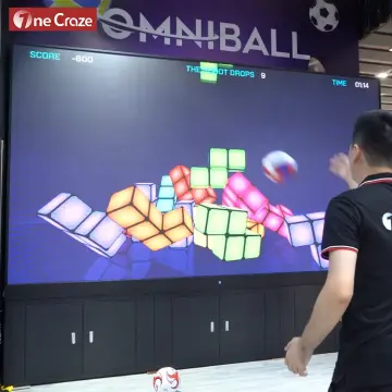 Omniball - Etkileşimli LED Duvar Dokunmatik Ekranlı Simülatörlü Çok Sporlu Eğitim Oyunu