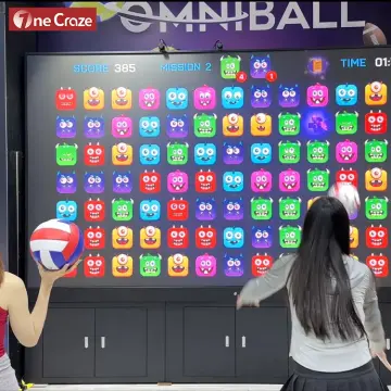 Omniball - Etkileşimli LED Duvar Dokunmatik Ekranlı Simülatörlü Çok Sporlu Eğitim Oyunu