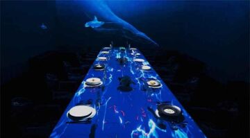Immersive Dining Table – Holografik Projeksiyonlu Etkileşimli Yemek Deneyimi