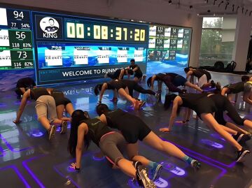 Digital Fitness Immersive Gym Projection – Yenilikçi Dijital Fitness ve Etkileşimli Projeksiyon Deneyimi