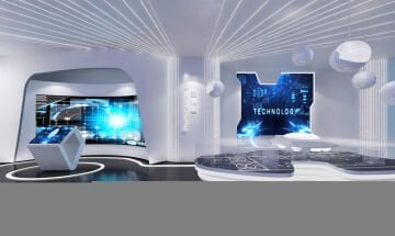 Kişiselleştirilmiş Akıllı Dijital Pavyon Tasarımı – Duvar & Zemin Projektörleri