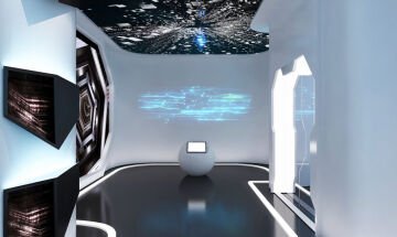 Kişiselleştirilmiş Akıllı Dijital Pavyon Tasarımı – Duvar & Zemin Projektörleri