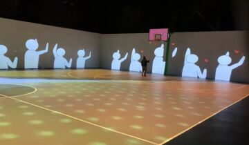 3D Projeksiyon Mapping Basketbol Sahası & Radar Yazılımı – Etkileşimli Spor Deneyimi