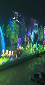 Çocuklar İçin Naughty Castle – Etkileşimli Projeksiyon Oyunlu Tema Parkı