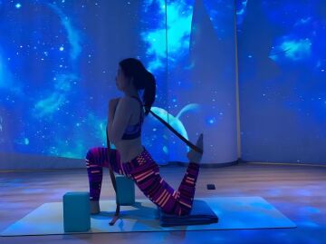 3D Immersive Yoga Studio – Sanat ve Projeksiyon Mapping ile Etkileşimli Stüdyo