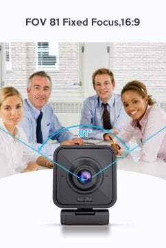 Kablosuz 1080p Webcam – Kablo Derdi Olmadan Yüksek Kalite Görüntüleme