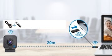 Kablosuz 1080p Webcam – Kablo Derdi Olmadan Yüksek Kalite Görüntüleme