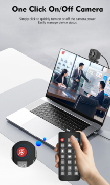 YesSmart YS 838Pro 4K Uzaktan Kumandalı USB Webcam