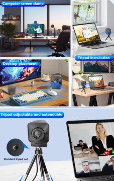 YesSmart YS 838Pro 4K Uzaktan Kumandalı USB Webcam