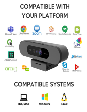 YesSmart YS822WH – Windows Hello Özellikli 1080p USB Webcam
