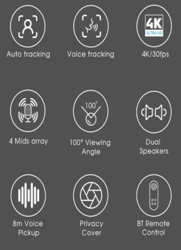 YesSmart YS1100A 4K – Ultra HD USB Webcam