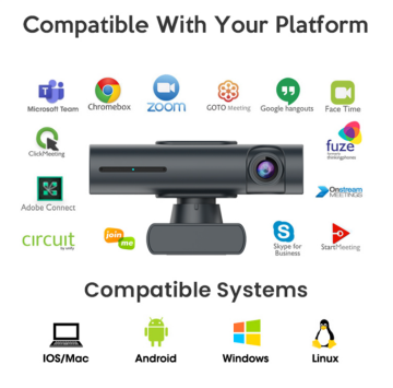 YesSmart YS7080 – AI Takip & Elle Kontrol 4K USB Webcam