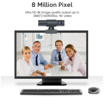 YesSmart YS7080 – AI Takip & Elle Kontrol 4K USB Webcam