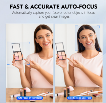 YesSmart YS832WH – Windows Hello Destekli 2592×1944@30fps (2K) USB Webcam