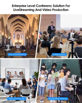 YesSmart YS3024 – Kablosuz & Kablolu 3X Optik Zoom PTZ Video Konferans Kamerası