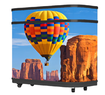 LED Reception Screen – Karşılama Alanları İçin Kavisli Kreatif LED Ekran