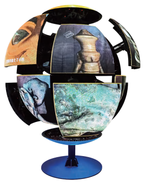 Açılır-Kapanır 360° Küresel LED Ekran Sistemi