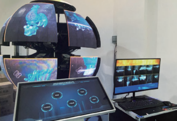 Açılır-Kapanır 360° Küresel LED Ekran Sistemi