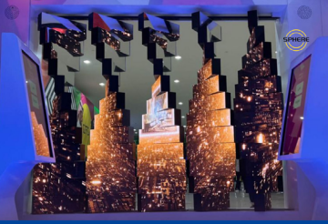 360° Döner Holografik Mekanik LED Ekran Sistemi